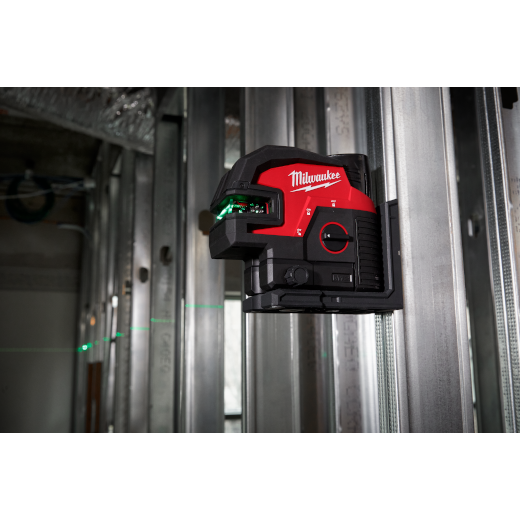 Milwaukee 3624-20, M12™ Green Cross Line & 4-Points Laser