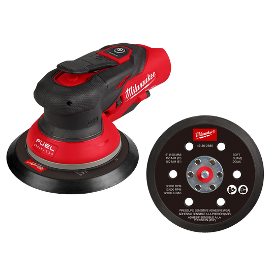 Milwaukee 2584-20, M12™ FUEL™ 6" Random Orbital Sander (3/32")