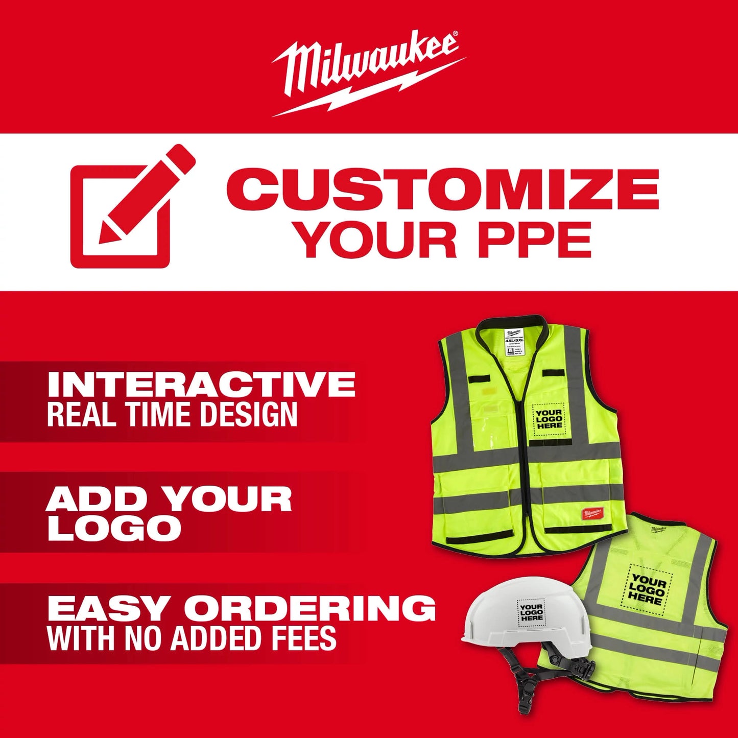 Milwaukee 48-73-1214, BOLT™ Gray Front Brim Vented Hard Hat w/4pt Ratcheting Suspension (USA) - Type 1, Class C