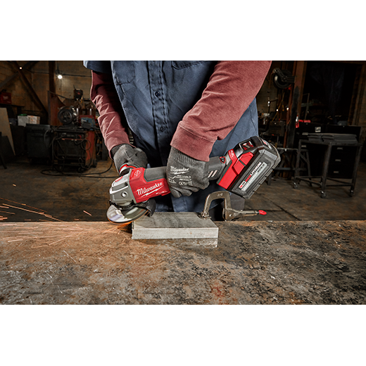 Milwaukee 2888-20, M18 FUEL 4-1/2" / 5" Variable Speed Braking Grinder, Paddle Switch No-Lock (Tool Only)