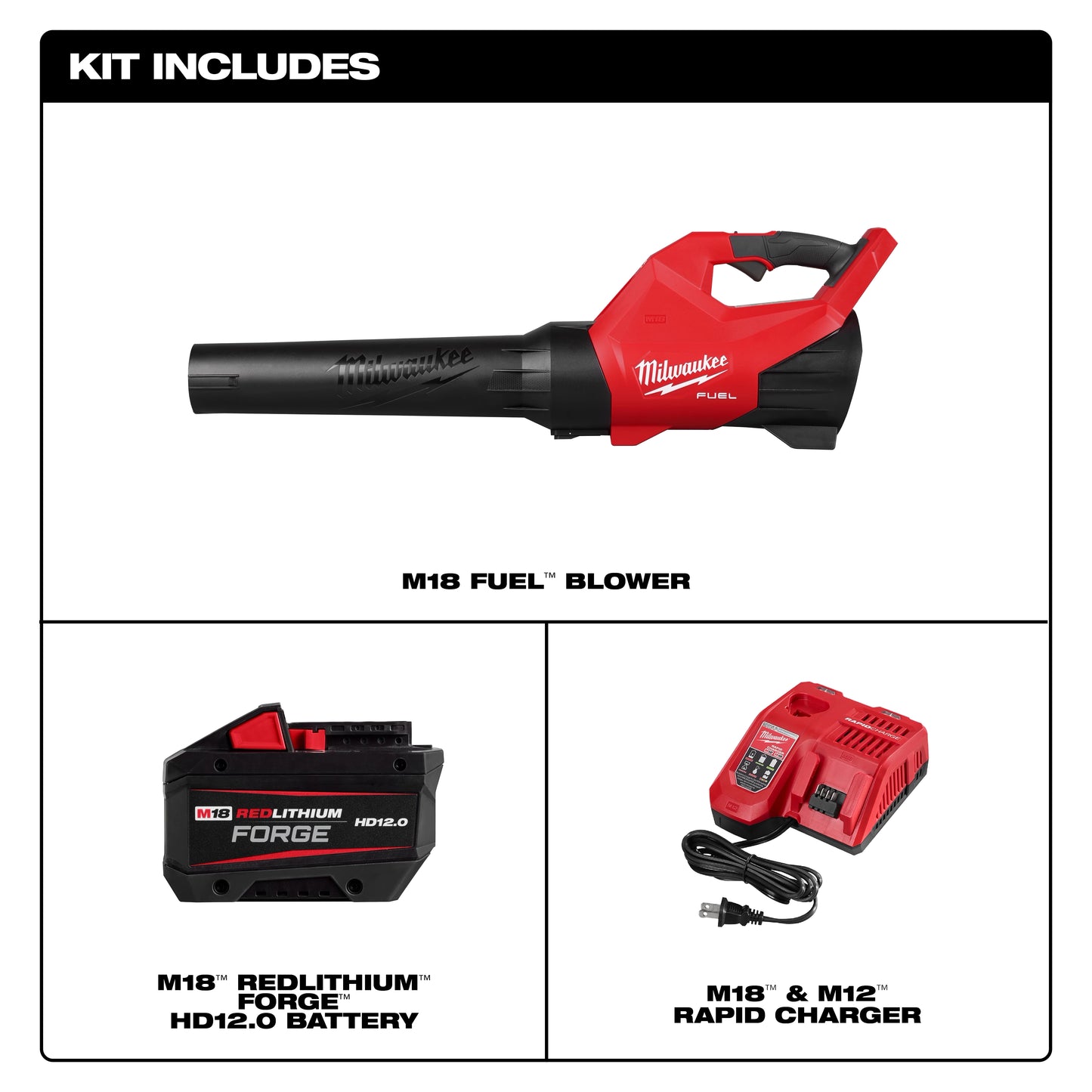 Milwaukee 3017-21HD, M18 FUEL™ Blower Kit