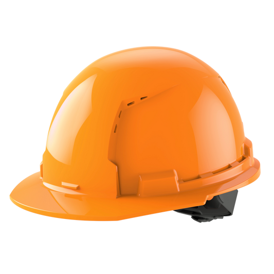 Milwaukee 48-73-1212, BOLT™ Orange Front Brim Vented Hard Hat w/4pt Ratcheting Suspension (USA) - Type 1, Class C