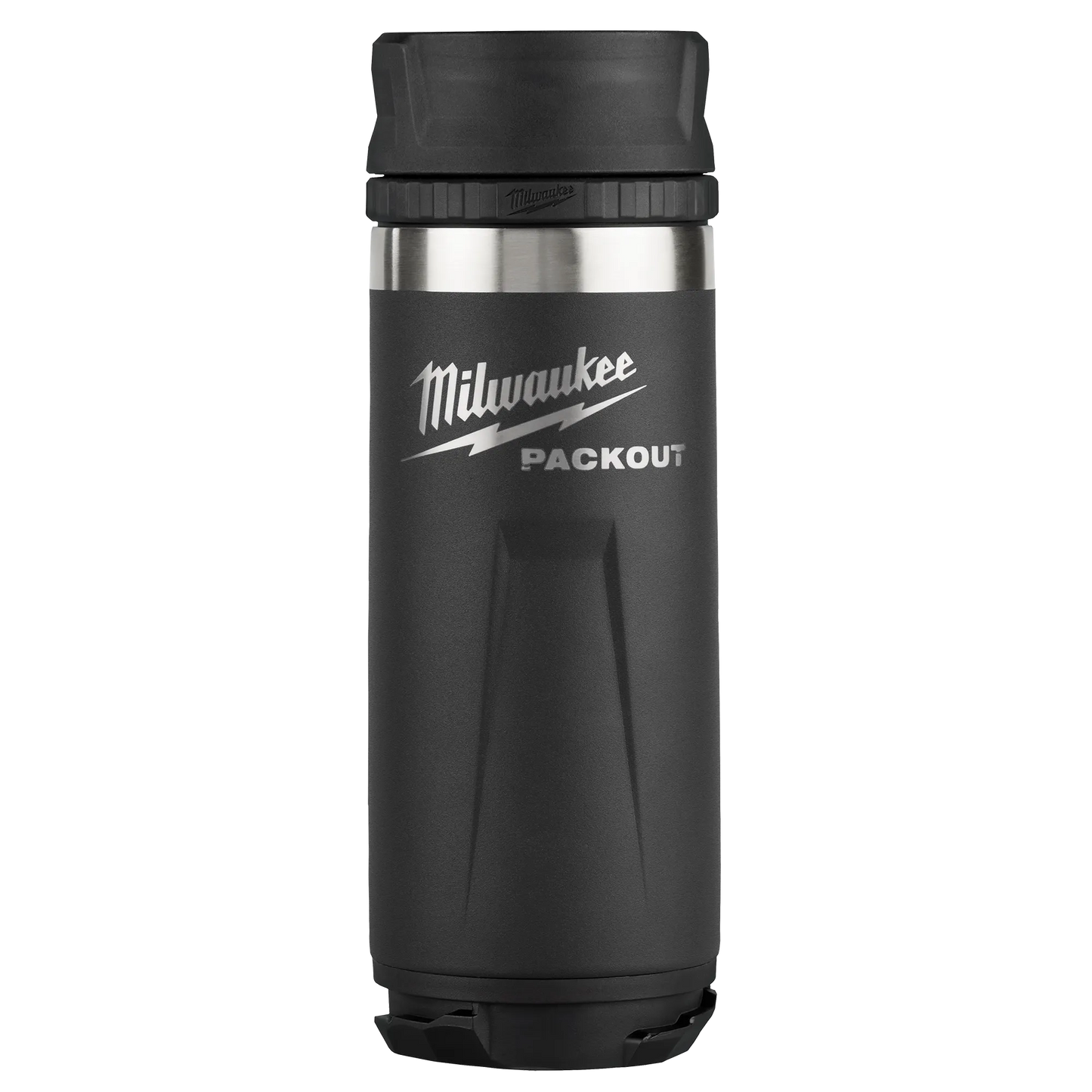 Milwaukee 48-22-8395B, PACKOUT™ 18oz Insulated Bottle with Sip Lid (Black)