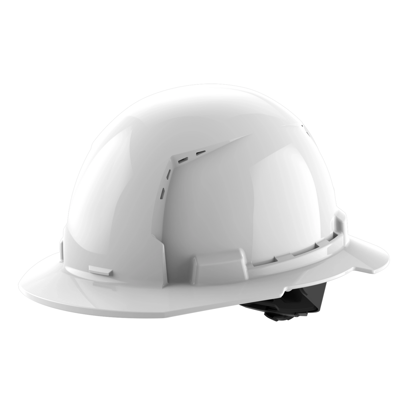 Milwaukee 48-73-1201, BOLT™ White Full Brim Vented Hard Hat w/4pt Ratcheting Suspension (USA) - Type 1, Class C