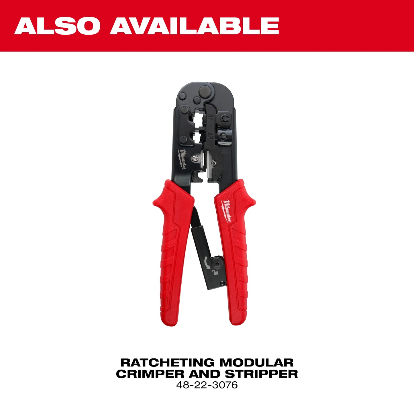 Milwaukee 48-22-3074, Ratcheting Pass-Through Crimper & Stripper