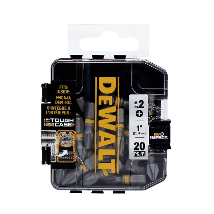 DEWALT DWA1PH2MI20, MAX Impact 2 x 1-inch Steel Phillips Screwdriving Bit (20PK)