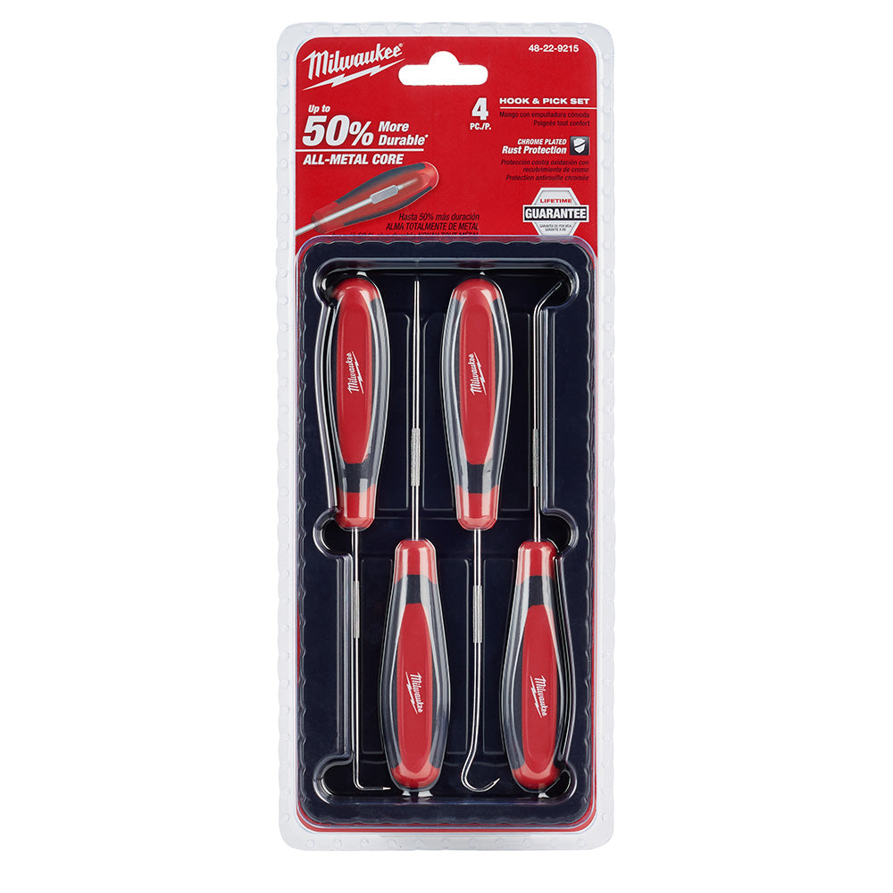 Milwaukee 48-22-9215, 4 pc Hook and Pick Set