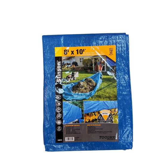 Toolway 180810, Blue Tarp 8' X 10'