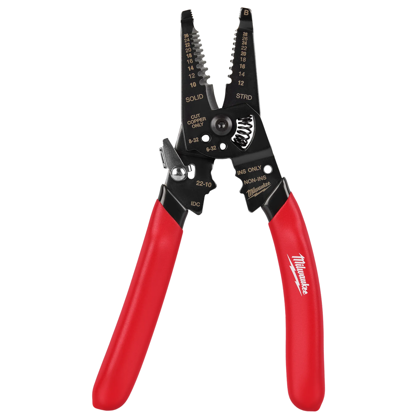 Milwaukee 48-22-3052, 10-28 AWG Multi-Purpose Dipped Grip Wire Stripper & Cutter w/ Reinforced Head