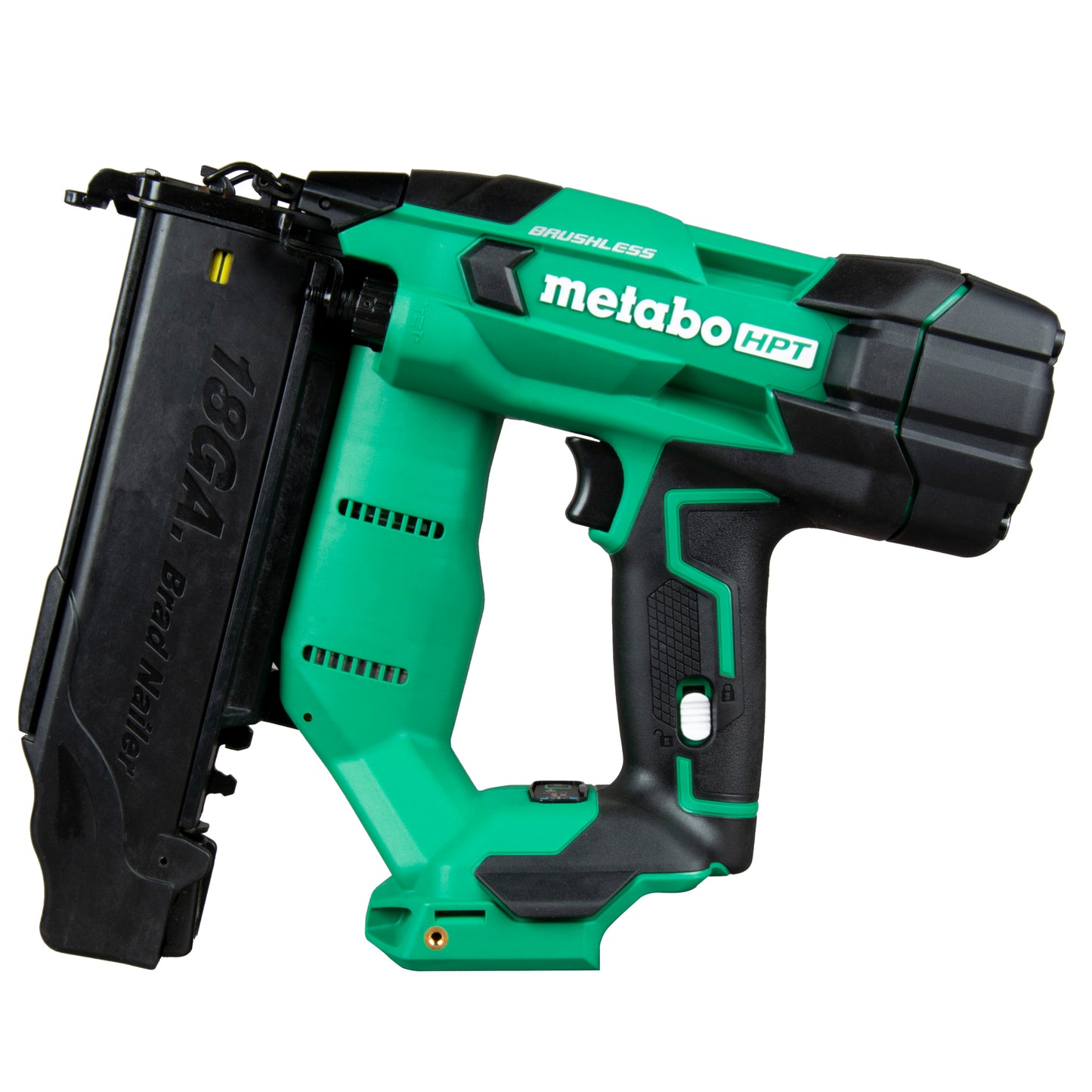 Metabo HPT NT1850DFQ4, 2'' 18V Brushless Li-Ion 18 Ga Brad Nailer (Tool Only)
