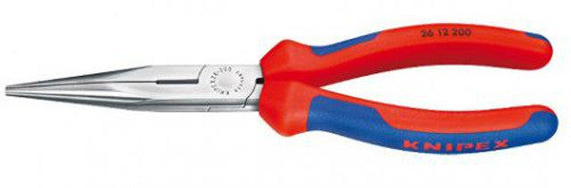 Knipex 26 12 200 SBA, 8" OAL Long Nose Pliers With Cutter Comfort Grip 2