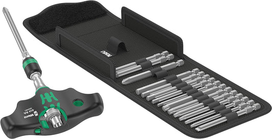 Wera 05057473001, Kraftform Kompakt 400 RA Imperial Set 1, 17 pieces