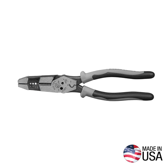 Klein Tools J215-8CR, Hybrid Pliers with Crimper and Wire Stripper