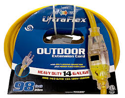 Toolway 140055, Extension Cord 30m/100' SJTW 14/3 1-OUTLET
