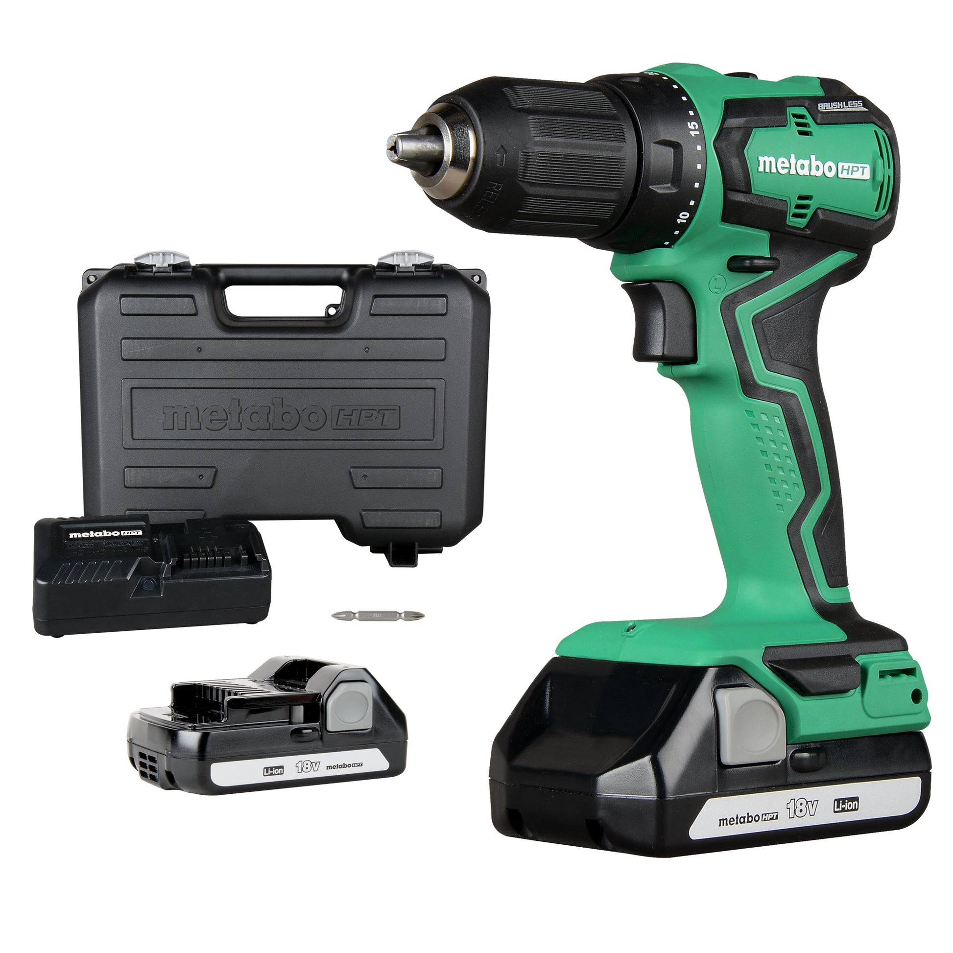 Metabo HPT DS18DDX, 18V Sub-Compact Cordless Drill Kit