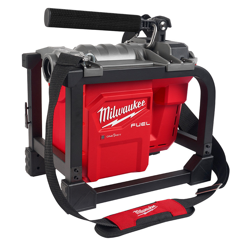 Milwaukee 2818A-21, M18 FUEL 7/8 -inch 18V Sewer Drain Cleaning Sectional Machine Kit with Cable and Attachments