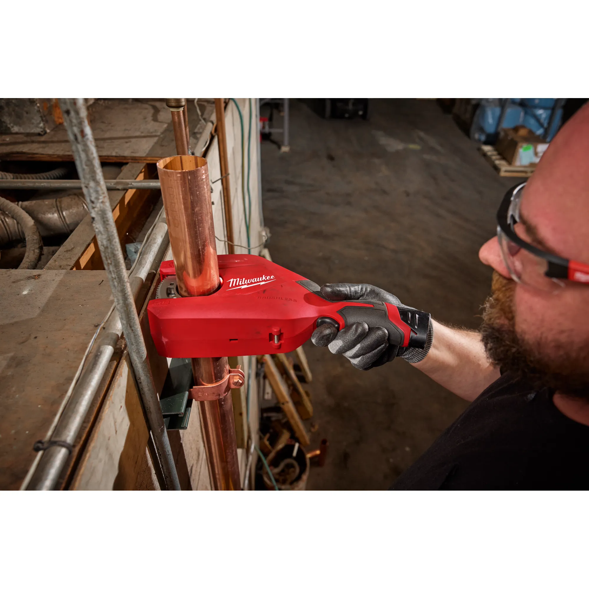 Milwaukee 2479-20, M12™ Brushless 1-1/4" - 2" Copper Tubing Cutter