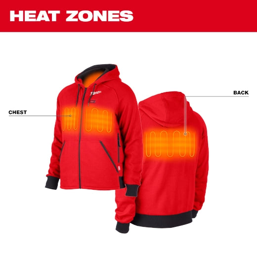 Milwaukee 306R-20 M12 Red Heated Hoodie Only