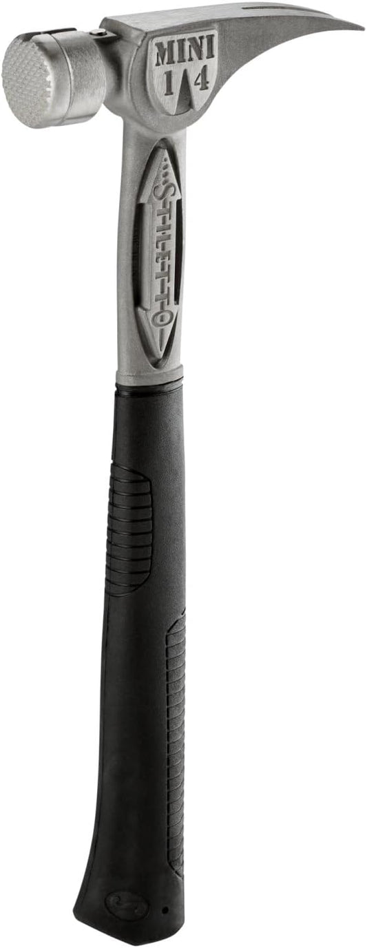 Stiletto TBM14RMS, 14oz All Titanium Milled Face Hammer w/Straight Handle (Discontinued)