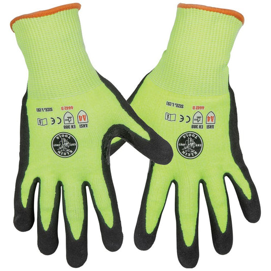 Klein Tools 60186, Work Gloves, Cut Level 4, Touchscreen, Large, 2-Pair