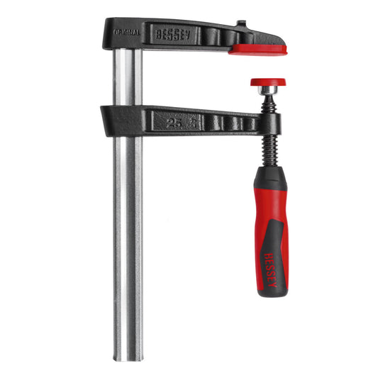 BESSEY TG4.008+2K, Clamp, woodworking, F-style, 2K handle, replaceable pads, 4 In. x 8 In., 880 lb