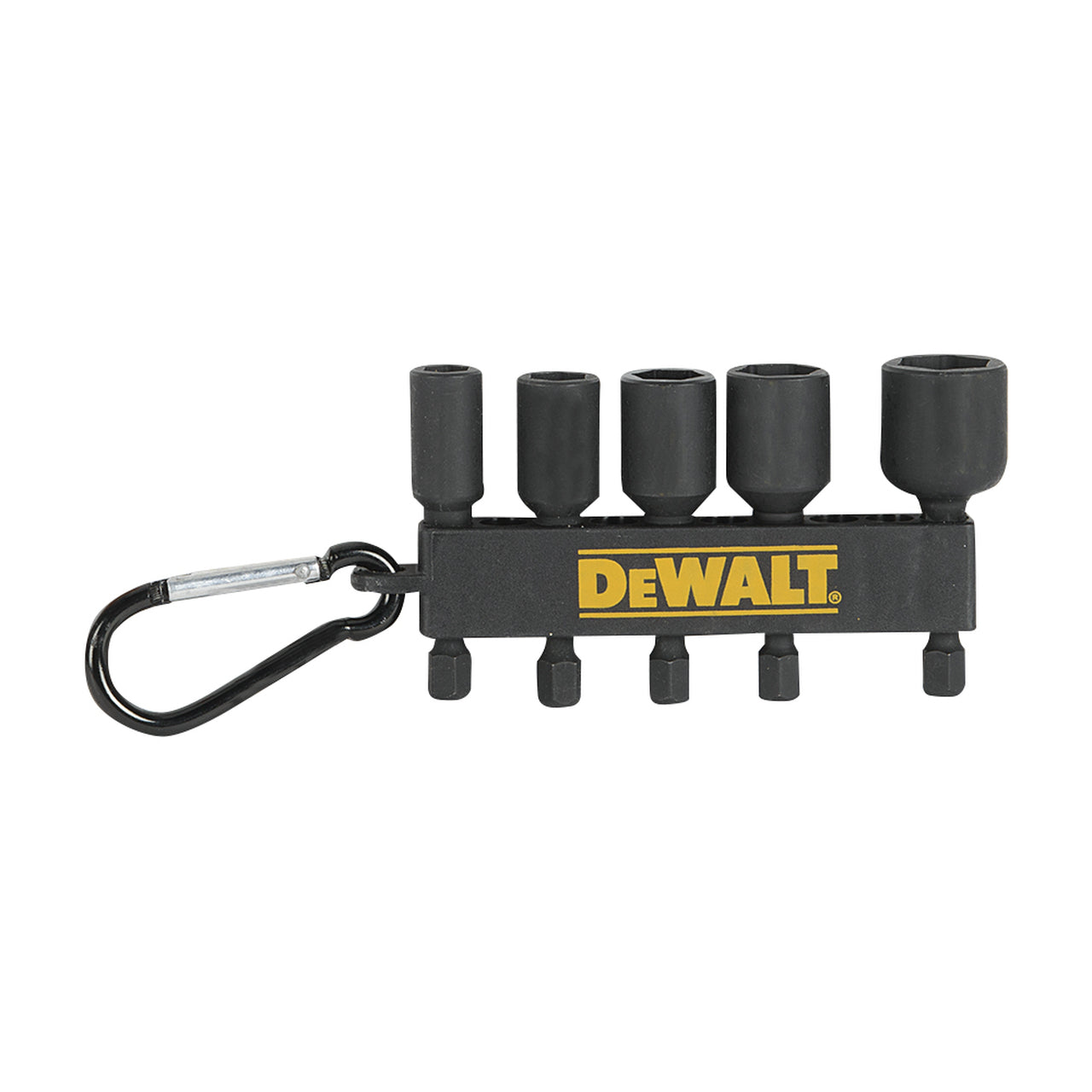 DEWALT DWA178MXNDIRCAR, 2'' Impact Ready Mixed Bit Carabiner (5 bits)