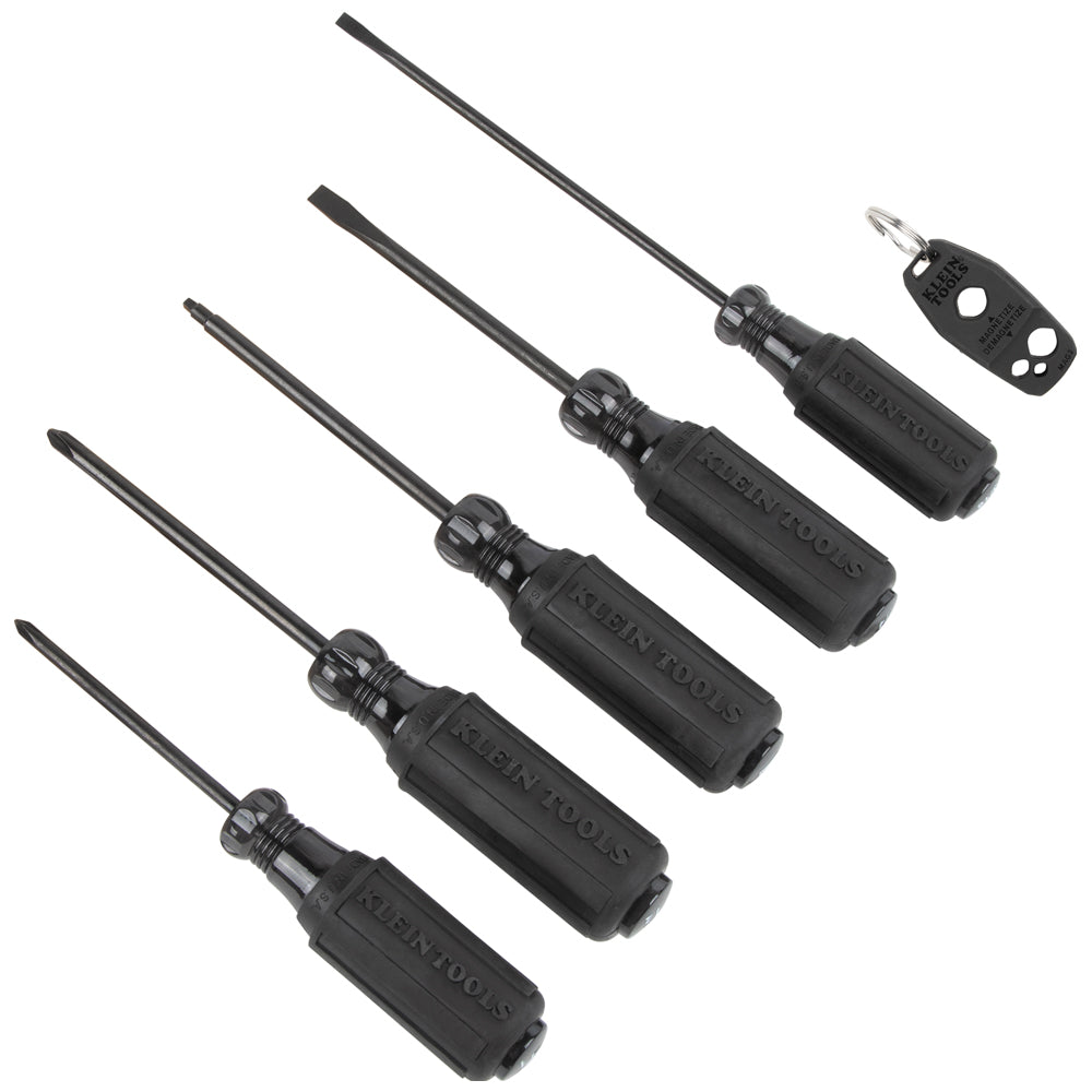 Klein Tools 85446BLK, Blackout Screwdriver Set, 6-Piece