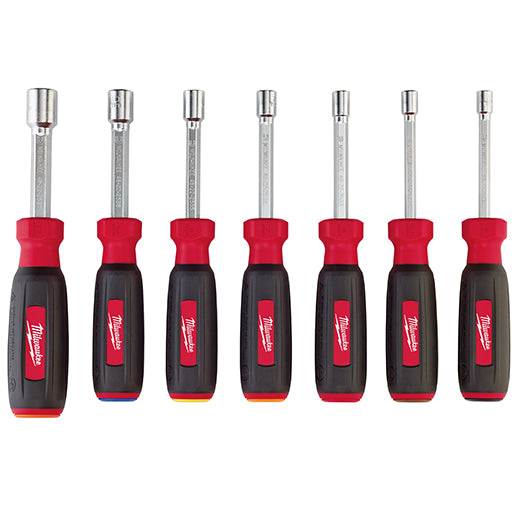 Milwaukee 48-22-2517, 7 pc Magnetic HollowCore Metric Nut Driver Set