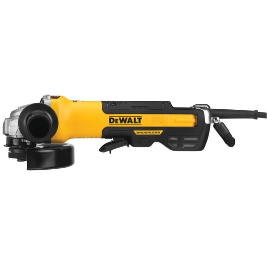 DEWALT DWE43244N, 5''/6'' Brushless Barrel Grip Paddle Switch Grinder 13Amp, 9,000rpm, E-Clutch, Kickback Brake, Brake, Lanyard Ready (No Lock On Switch)