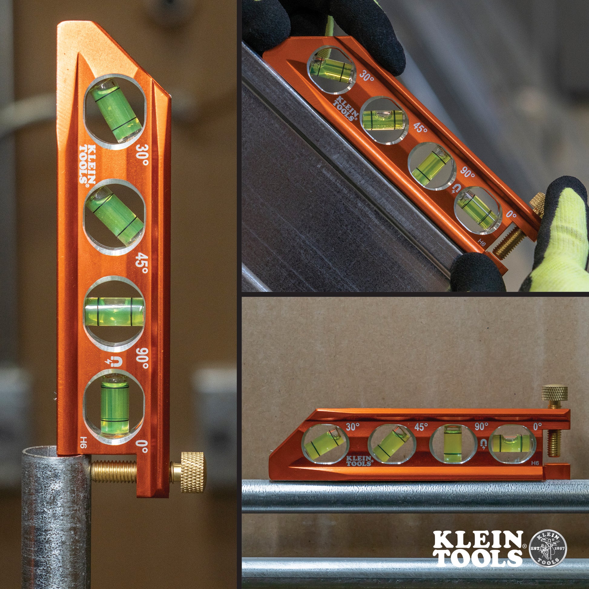 Klein Tools 935AB4V, ACCU-Bend™ Level, 4 Vial, REM
