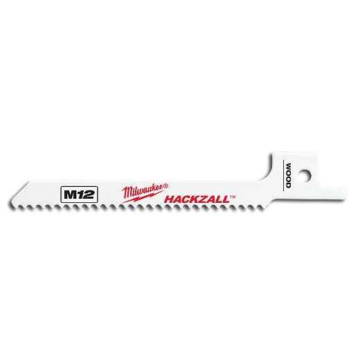 Milwaukee 49-00-5310, M12 Hackzall Blade-Wood Scroll (5/pkg)