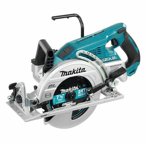 Makita DRS780Z, 18Vx2 (36V) LXT Brushless 7-1/4" Rear Handle Saw (Tool only)