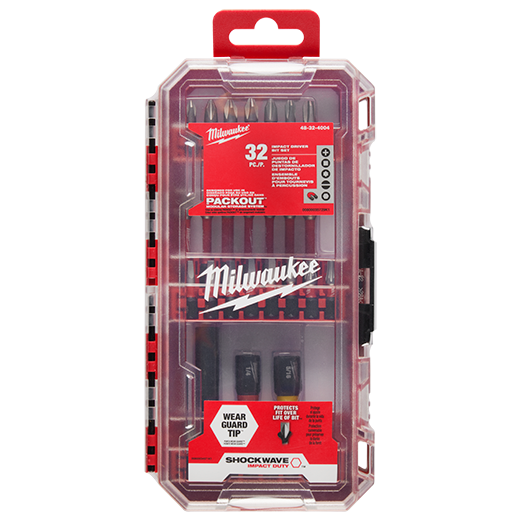 Milwaukee 48-32-4004, SHOCKWAVE 32pc Impact Driver Bit Kit