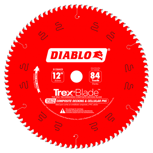 Diablo D1284CD, 12" x 84 Tooth Composite Material / Plastics