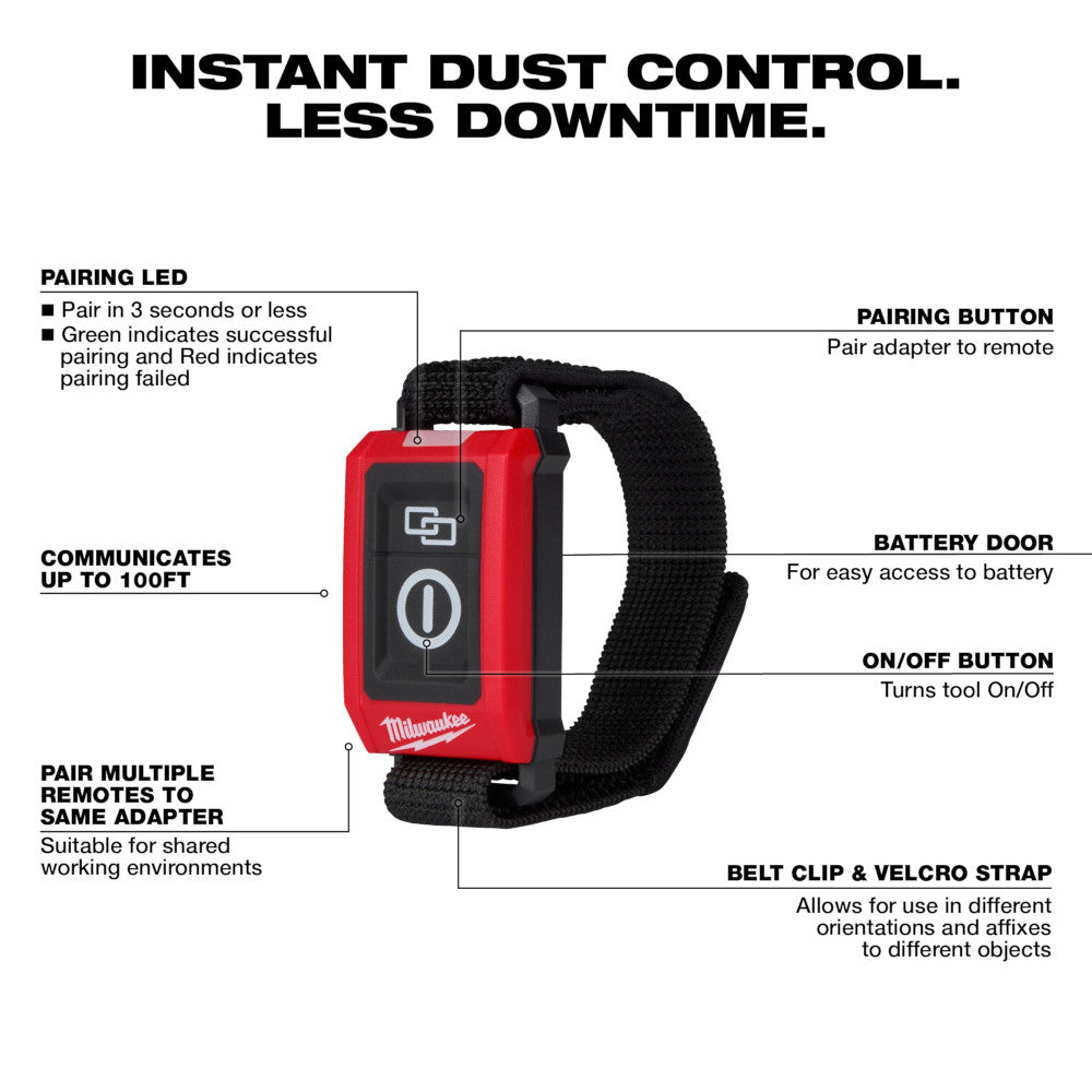 Milwaukee 0951-20, Wireless Dust Control Remote