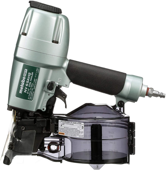 Metabo HPT NV65AH2M, 2-1/2'' Siding Coil Nailer (wire/plastic sheet collation)