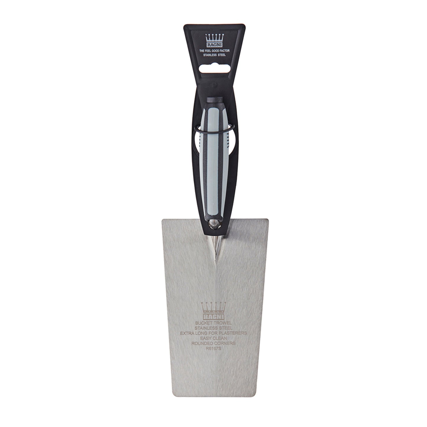 Ragni R6167S, Stainless Steel 7" Plasterers Bucket Trowel