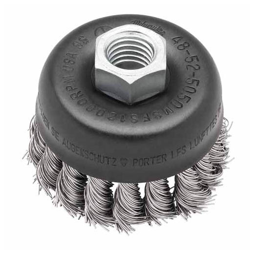 Milwaukee 48-52-5050, 3" Knot Cup Brush