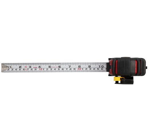 Tajima GSSF-25/7.5MBW, GS-Lock™, Standard & metric scale 25ft / 7.5m x 1.1 in strong tape & hook with Safety belt holder