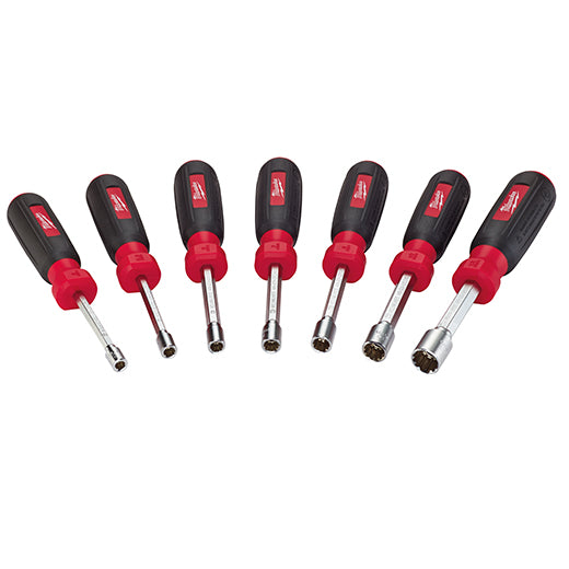 Milwaukee 48-22-2517, 7 pc Magnetic HollowCore Metric Nut Driver Set