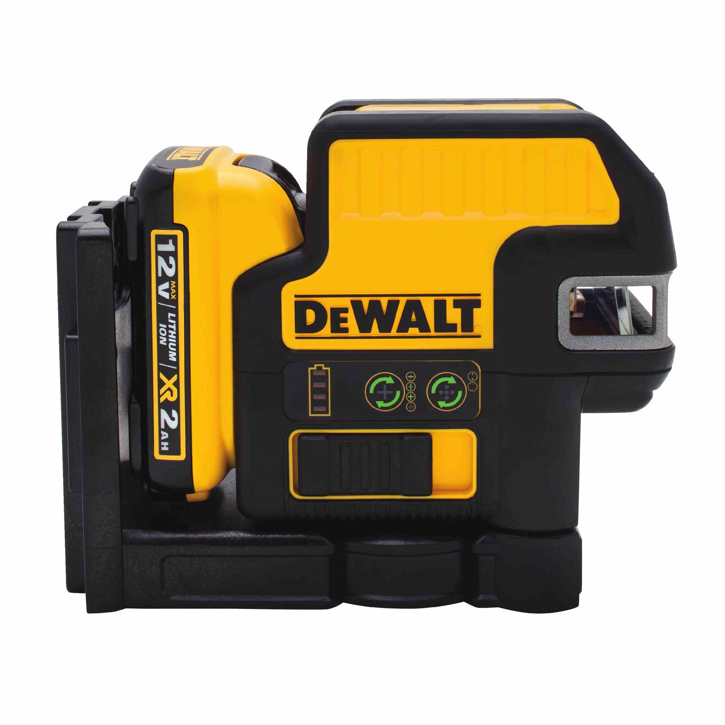 DEWALT DW0822LG, 12V MAX 2 Spot Cross Line Green Laser