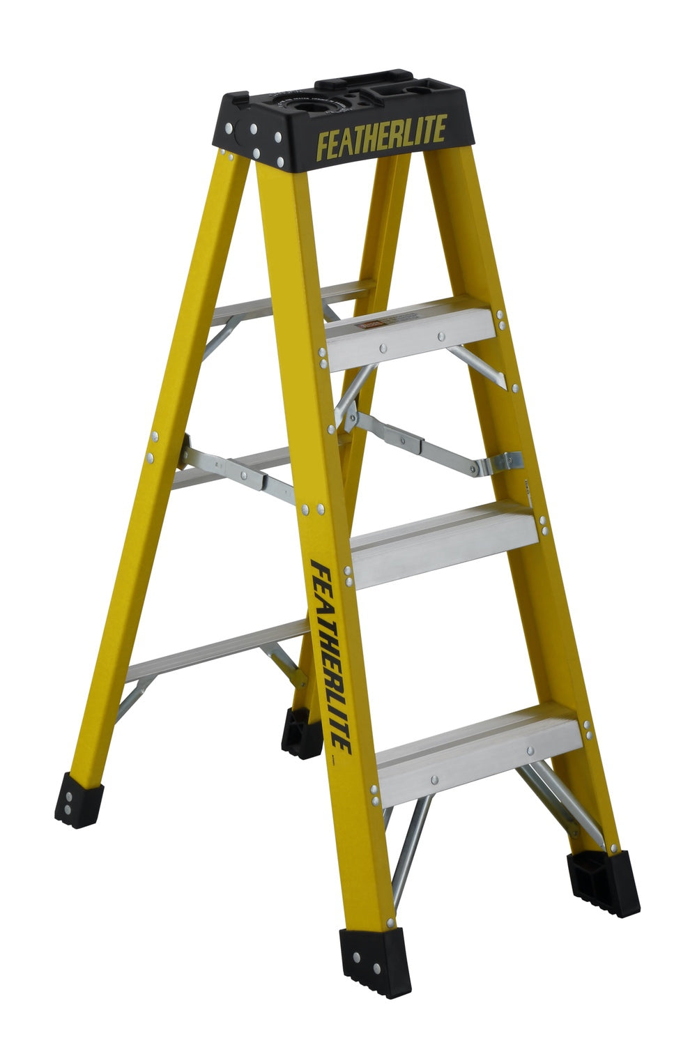 Featherlite 6904, 4′ EXTRA-HEAVY DUTY FIBERGLASS STEPLADDER (IN-STORE PICKUP ONLY)