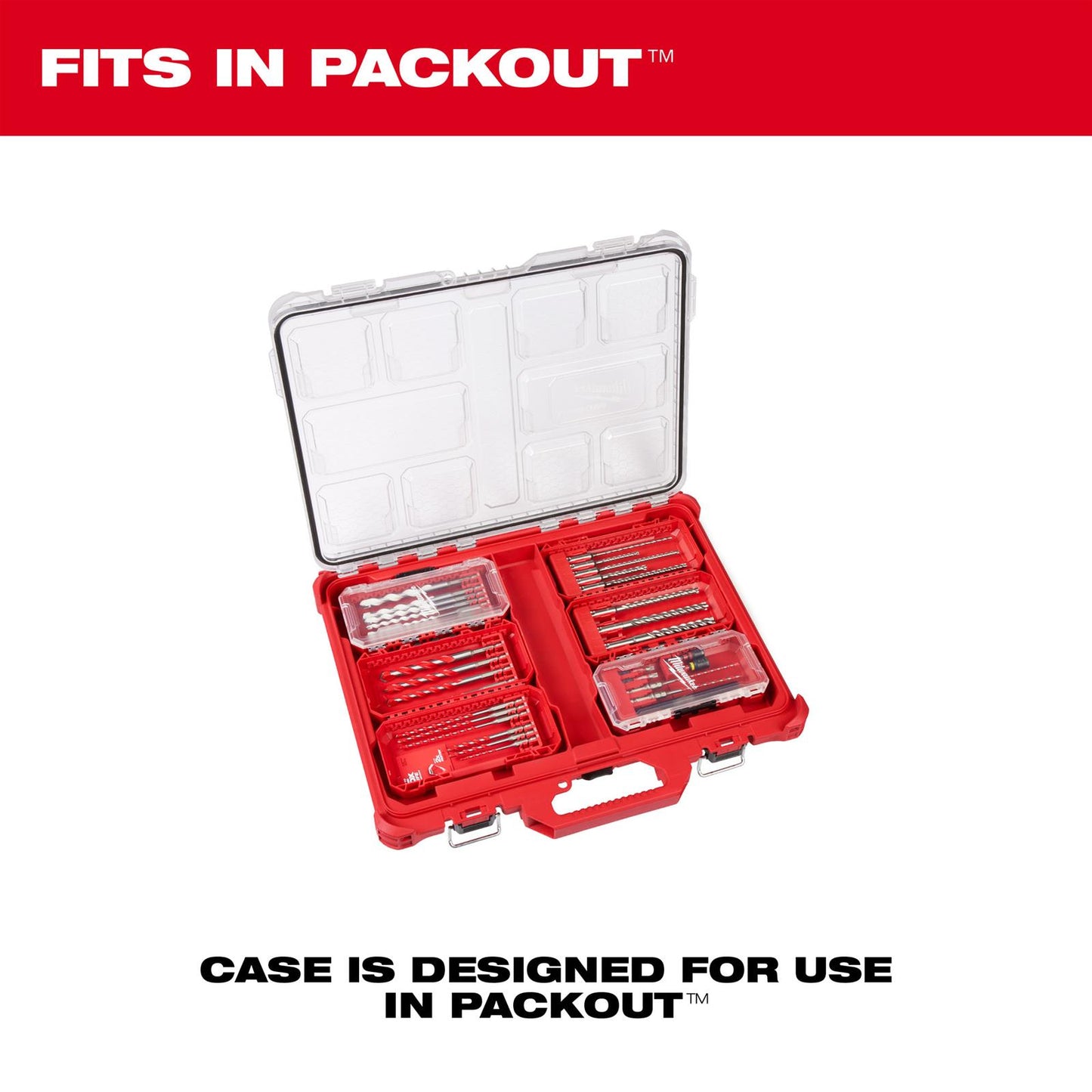 Milwaukee 48-20-9058, 10pc. SHOCKWAVE Impact Duty™ Carbide Hammer Drill Bit Kit