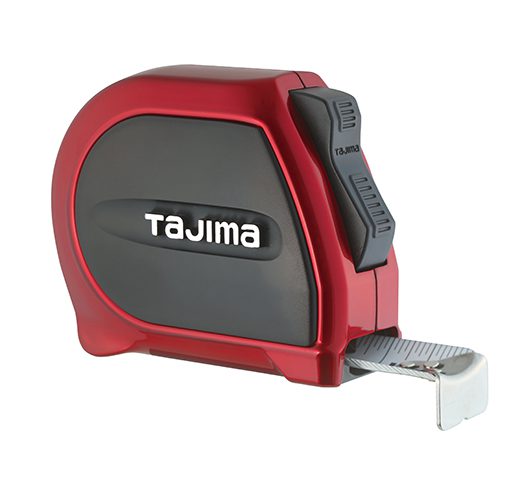 Tajima SS-25/7.5MBW, SIGMA STOP™, Standard & metric scale 25ft / 7.5m x 1 in strong tape & hook