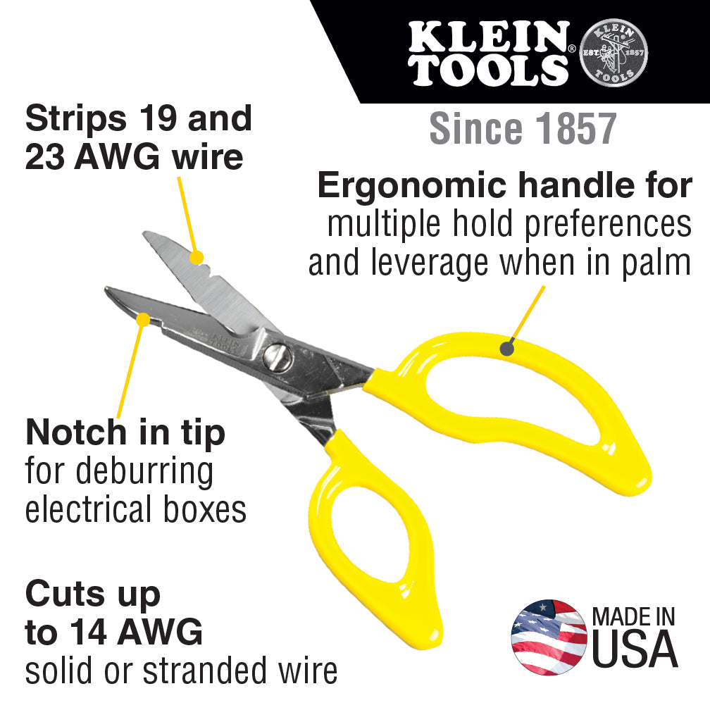 Klein Tools 26001, All-Purpose Electrician's Scissors