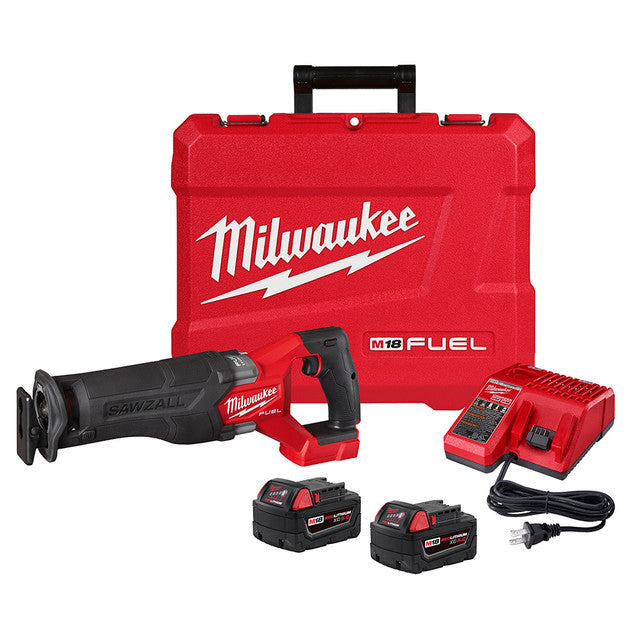 Milwaukee 2821-22, M18 FUEL SAWZALL Recip Saw - 2 Battery XC5.0 Kit