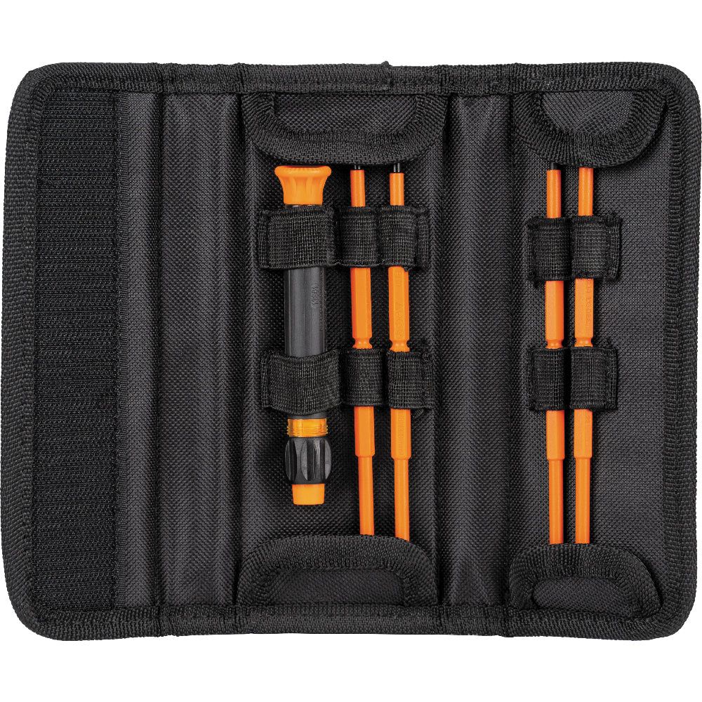 Klein Tools 32584INSR, 8-in-1 Insulated Precision Screwdriver Set with Case