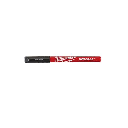 Milwaukee 48-22-3164, INKZALL Black Ultra Fine Point Pen (4/pkg)