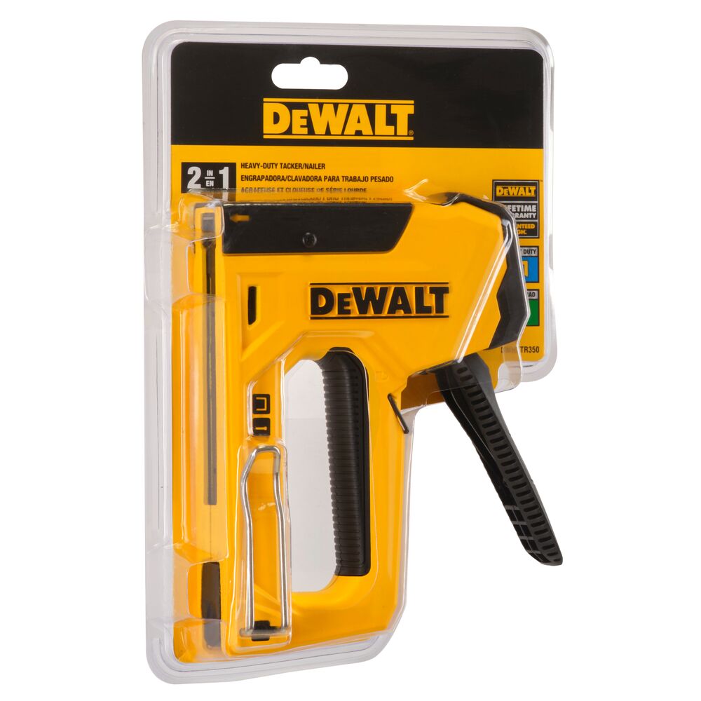 DEWALT DWHTTR350, Heavy-Duty Aluminum Stapler/Brad Nailer