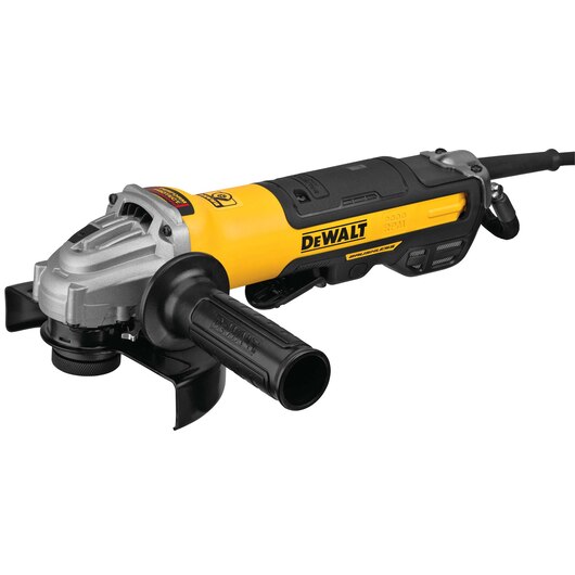 DEWALT DWE43244N, 5''/6'' Brushless Barrel Grip Paddle Switch Grinder 13Amp, 9,000rpm, E-Clutch, Kickback Brake, Brake, Lanyard Ready (No Lock On Switch)